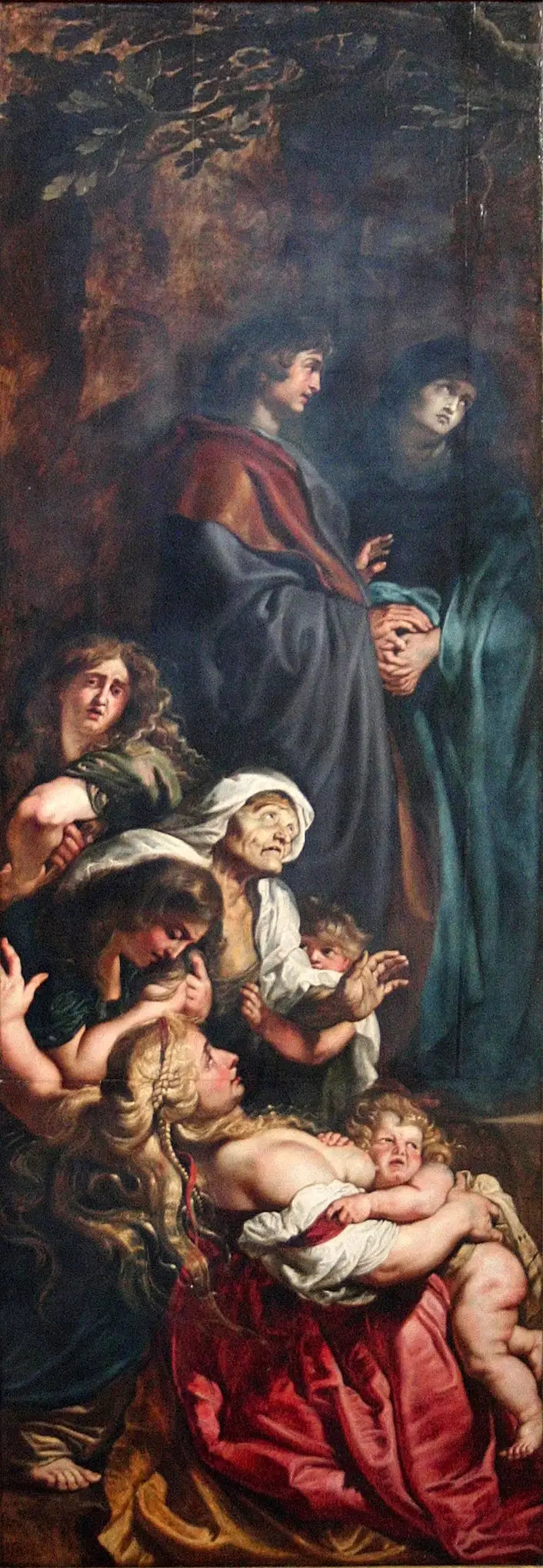 Élévation de la Croix (panneau de gauche) - Peter Paul Rubens - Alpha Reproduction
