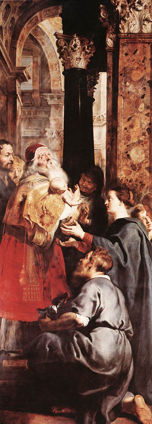 Présentation au Temple (panneau droit du tripyque) - Peter Paul Rubens