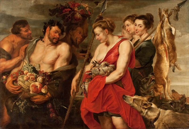 Diana, Pan Tutacağı - Peter Paul Rubens