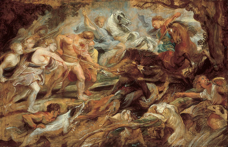 Méléagre ve Atalante ve Calydon Domuz Avı - Peter Paul Rubens