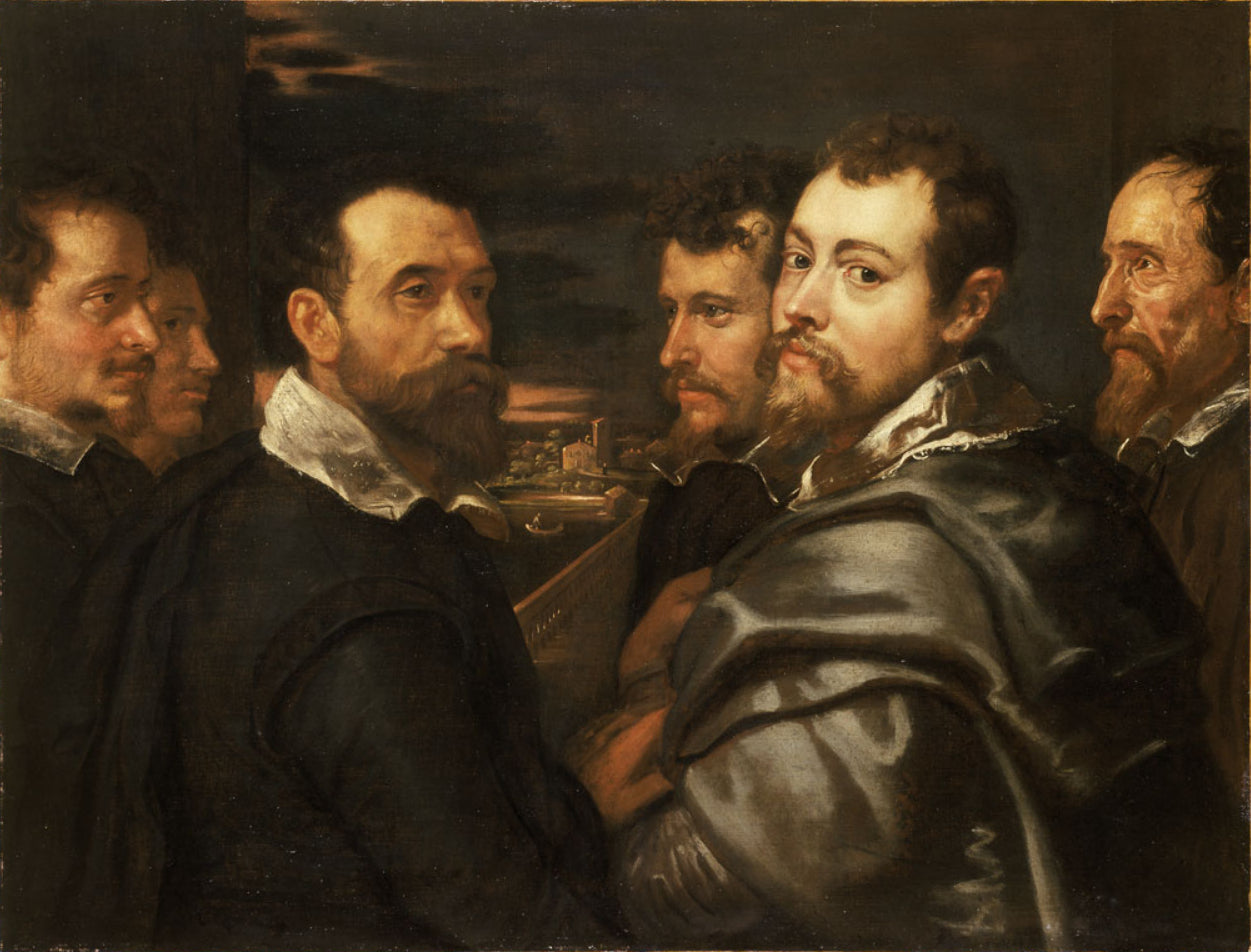 Mantova'da Arkadaşlar Çemberinde Otoportre - Peter Paul Rubens