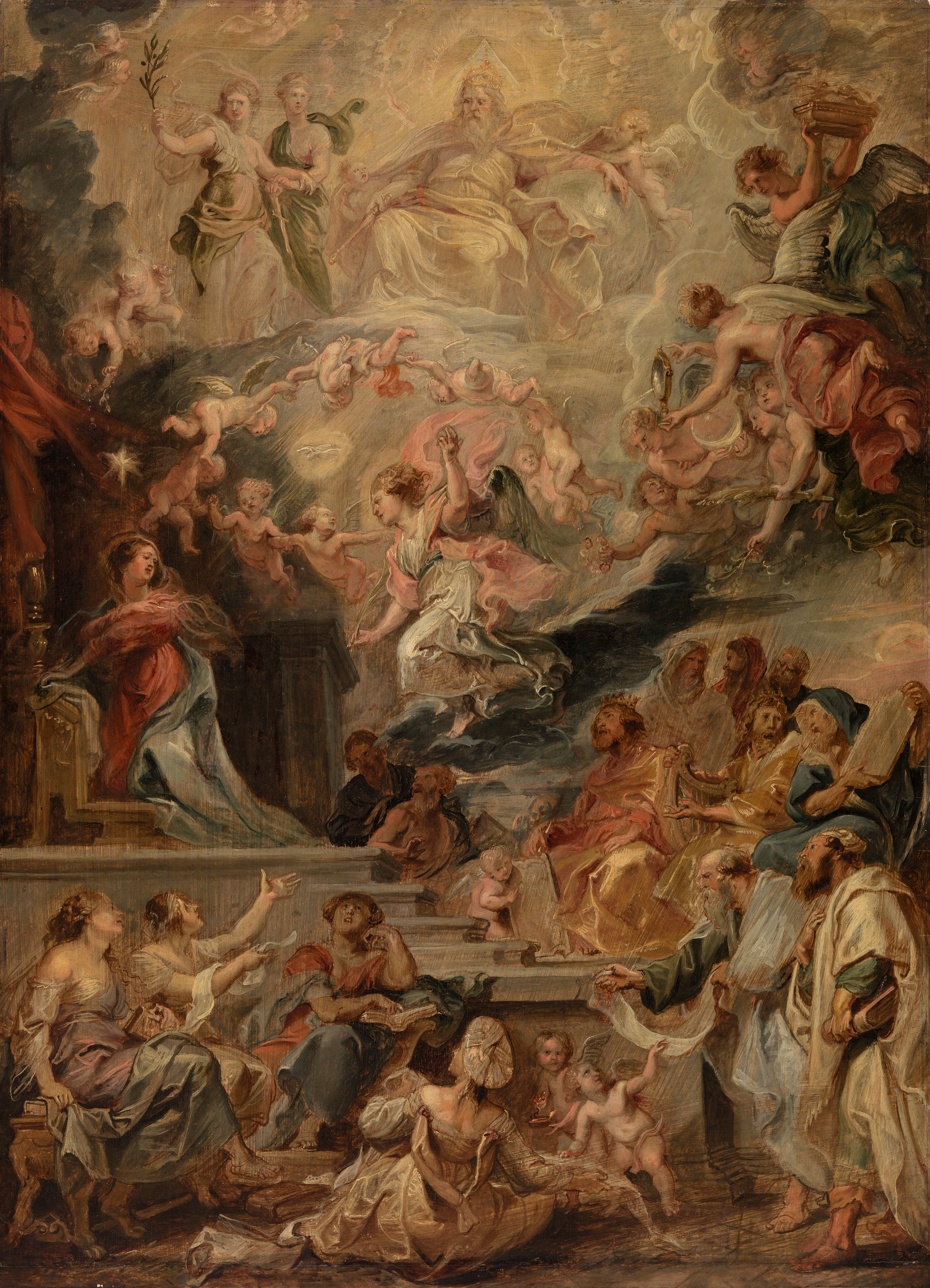 Tüm kehanetlerin gerçekleştirilmesi olarak Enkarnasyon - Peter Paul Rubens