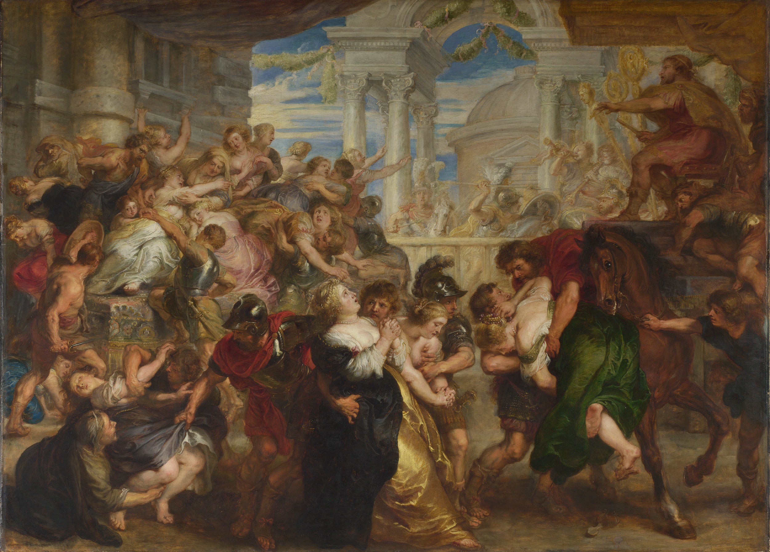 Enlèvement des Sabines - Peter Paul Rubens