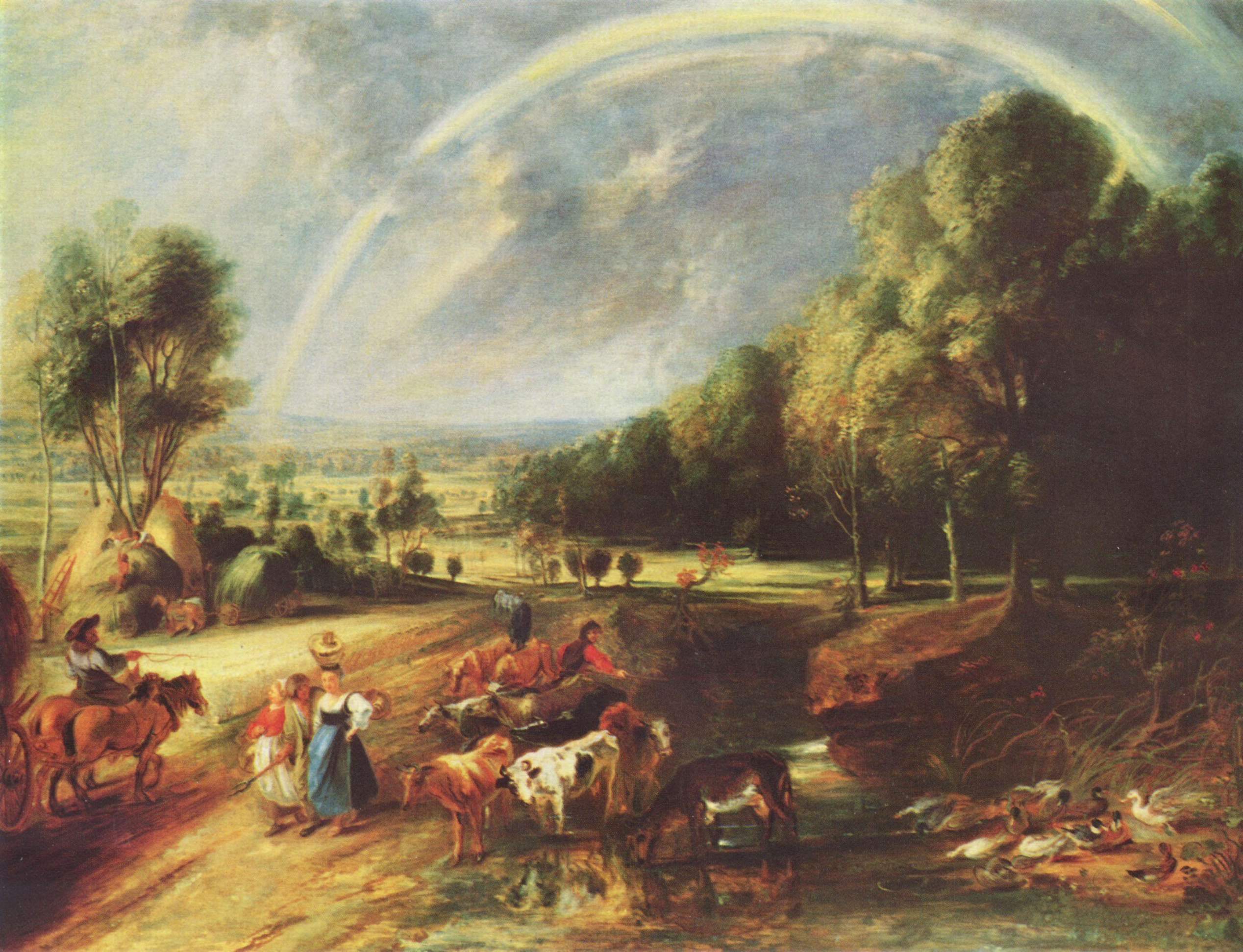 Le paysage arc-en-ciel (1640) - Peter Paul Rubens
