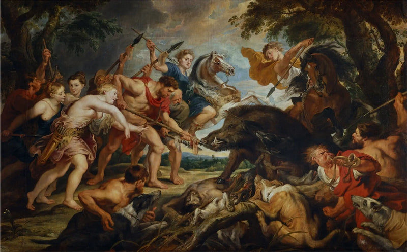 Méléagre ve Atalante Avı - Peter Paul Rubens