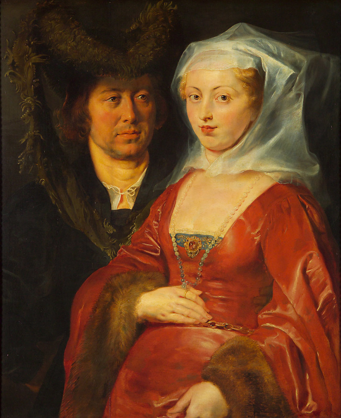 Anségise ve azize Béga - Peter Paul Rubens