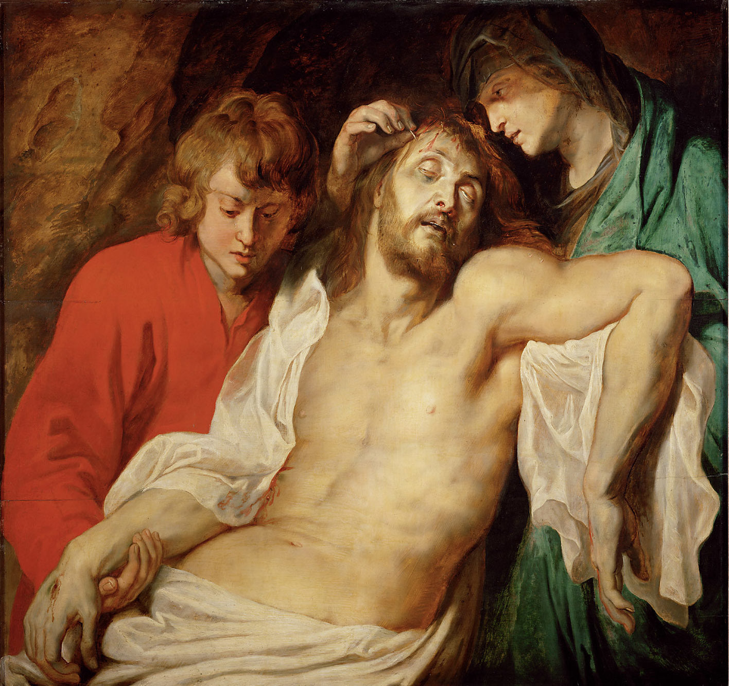 Meryem ve Jean tarafından Christ'in Yas Tutması - Peter Paul Rubens