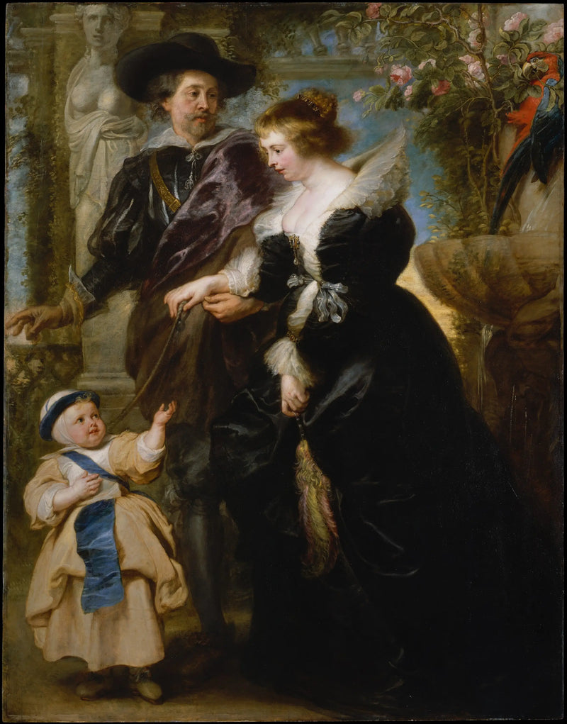 Rubens, eşi Hélène Fourment (1614-1673) ve çocuklarından biri - Peter Paul Rubens