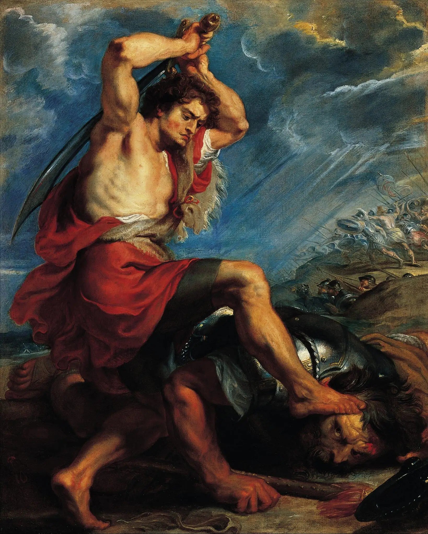 David tuant Goliath - Peter Paul Rubens - Alpha Reproduction