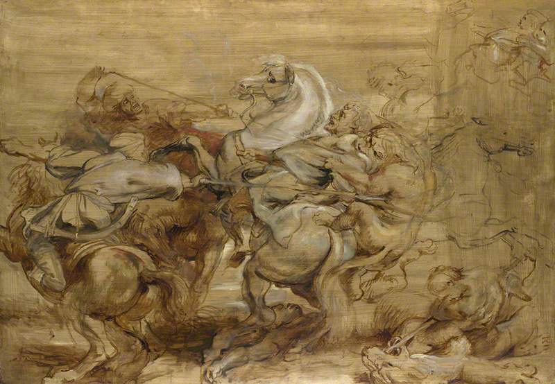 Une chasse au lion - Peter Paul Rubens