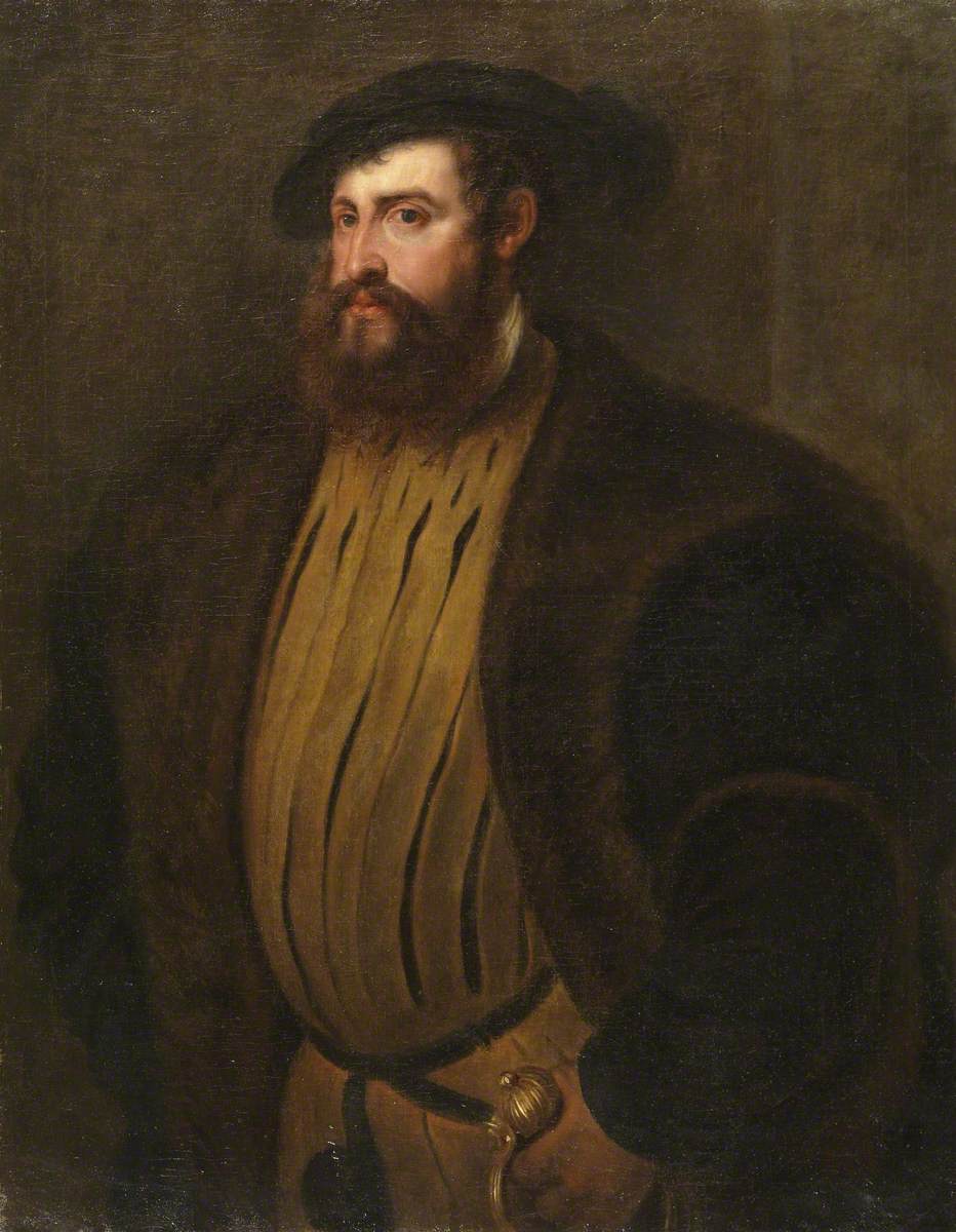 Hernan Cortez (?) (Titian'dan) - Peter Paul Rubens