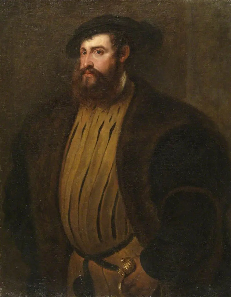 Hernan Cortez (?) (Titian'dan) - Peter Paul Rubens