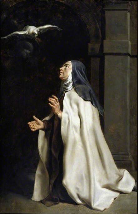 Teresa of Avila'nın Güvercin Vizyonu - Peter Paul Rubens