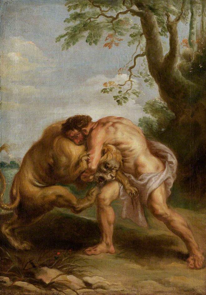 Nemea Aslanı ve Herkül - Peter Paul Rubens