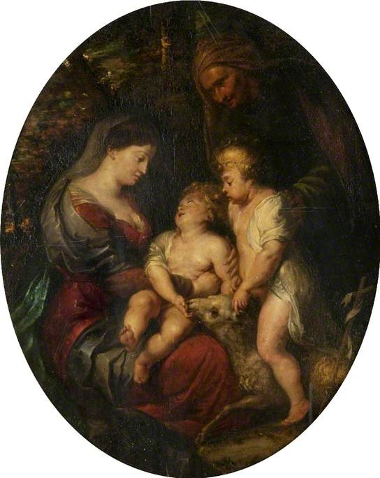 Çocuk İsa ile Meryem ve Aziz Elizabeth ve Aziz Jean - Peter Paul Rubens