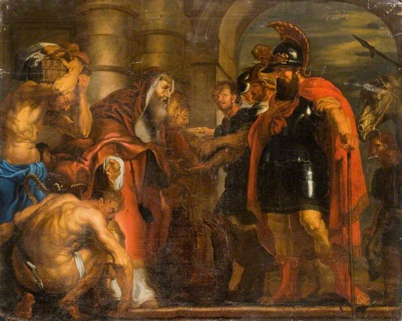 Abraham ve Melkisedek'in Buluşması - Peter Paul Rubens