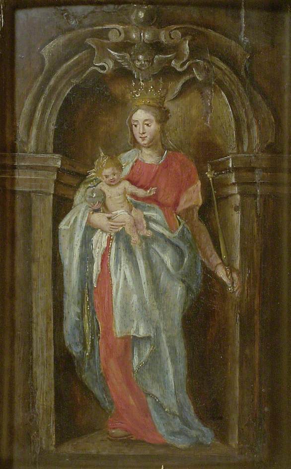 Çocuklu Meryem Ana niş içinde - Peter Paul Rubens