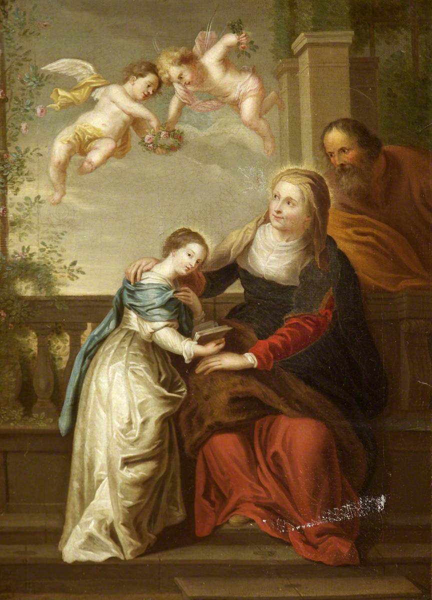 Anne ve Joachim Meryem Ana ile - Peter Paul Rubens