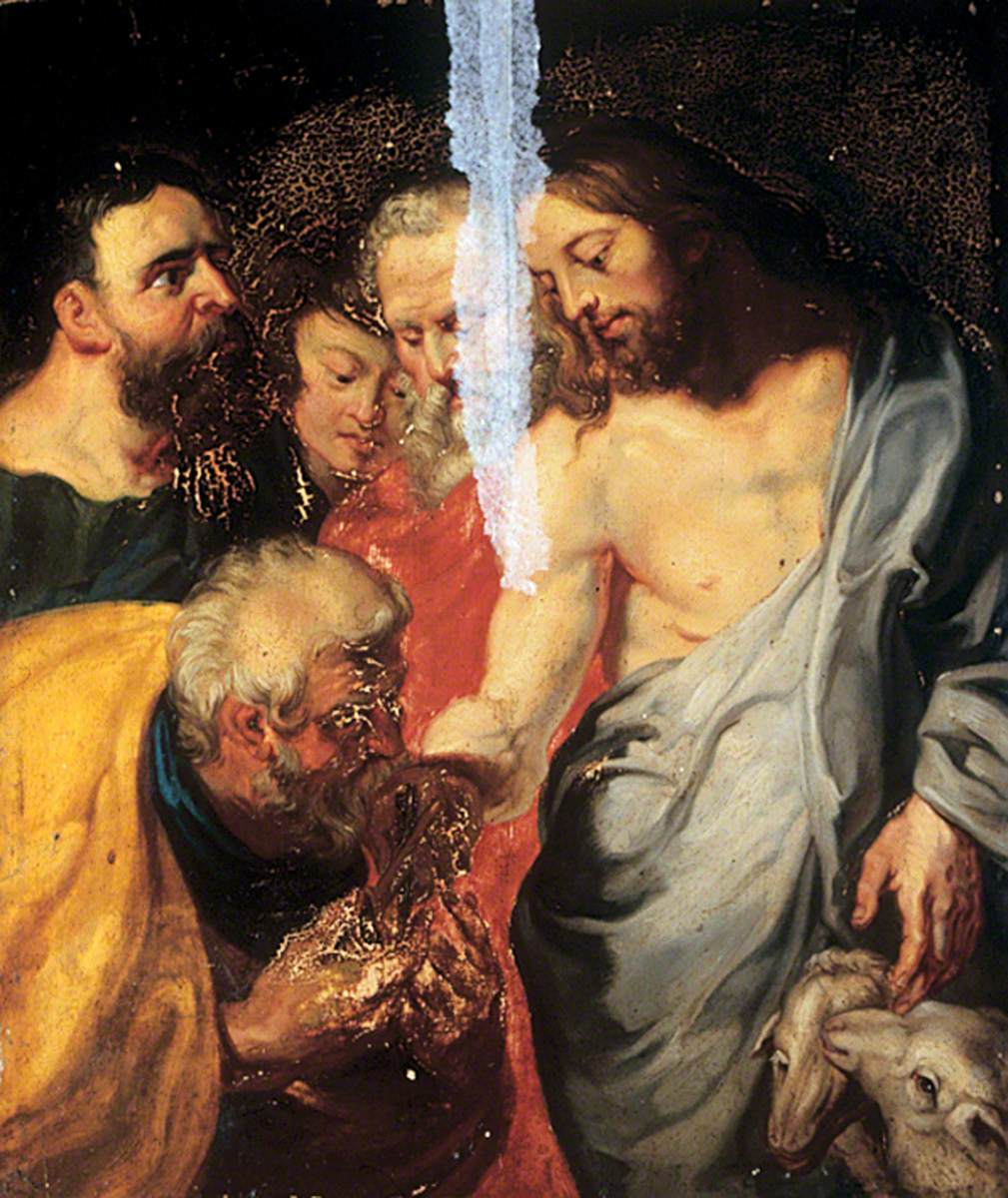 Christ'in Saint Pierre'ye Yüklenmesi - Peter Paul Rubens