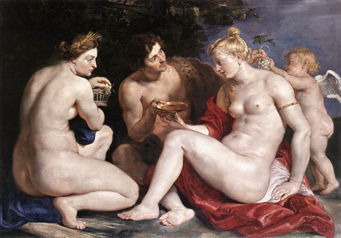 Friget Sine Baccho ve Cerere Venüs - Peter Paul Rubens
