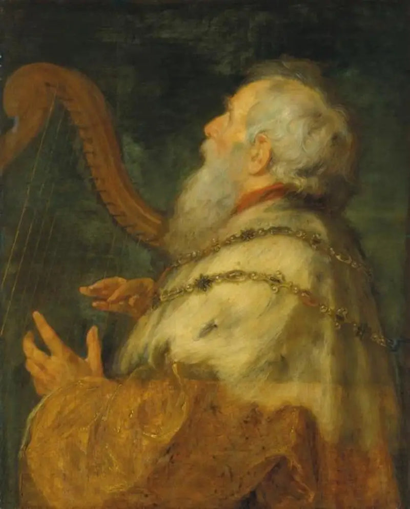 Kral Davut'un lir çalması - Peter Paul Rubens