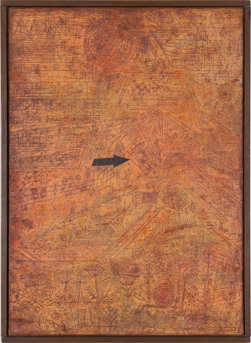 Flèche dans le jardin - Paul Klee