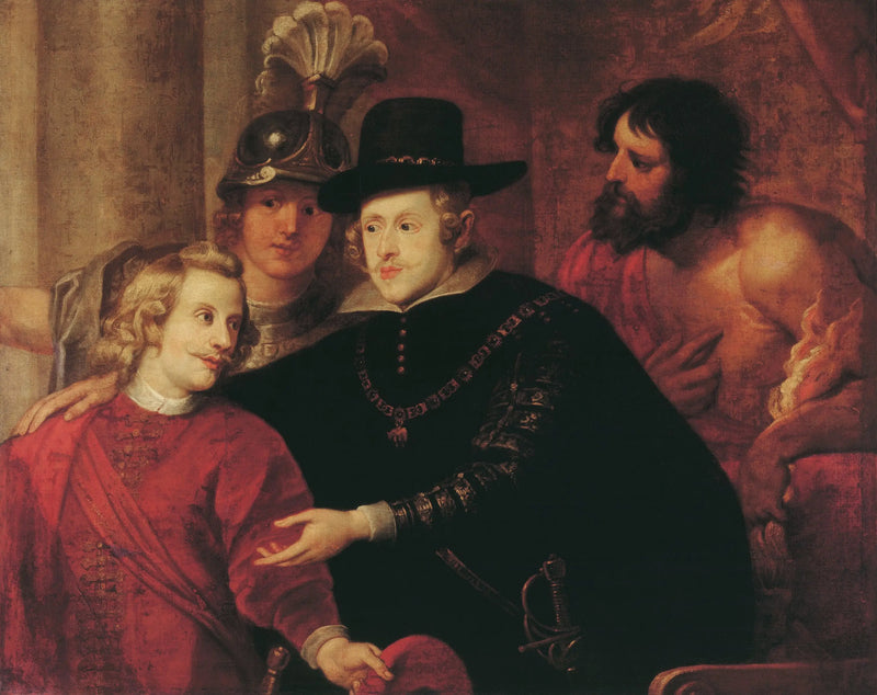 Kardinal Infant Ferdinand, Kral Filips IV'le Veda Ediyor - Peter Paul Rubens