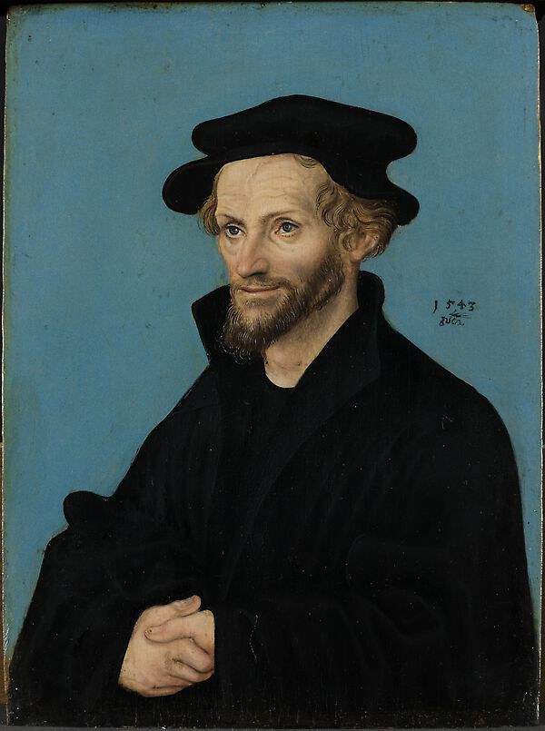 Philippe Mélanchthon - Lucas Cranach the Elder