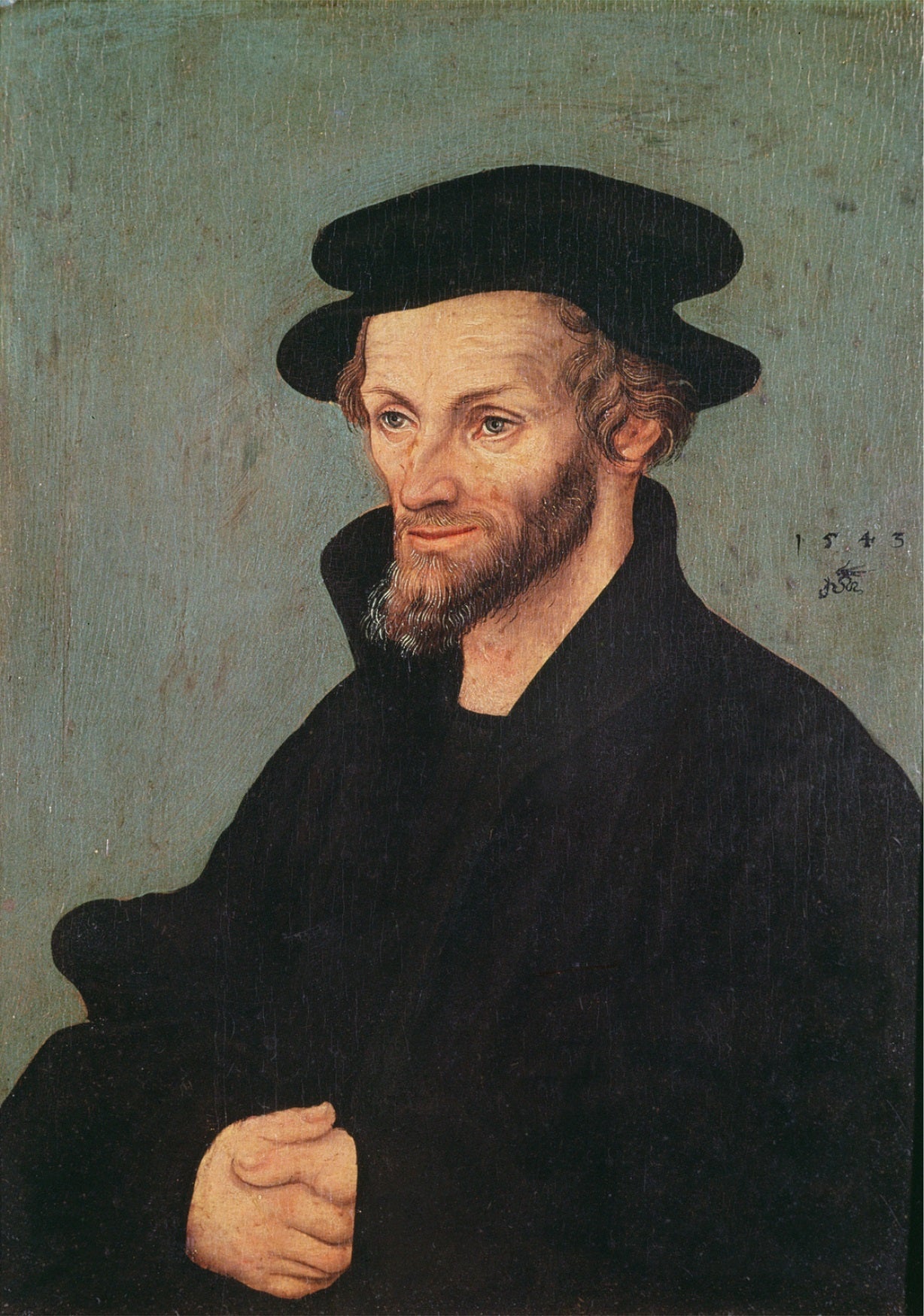 Portrait de Philipp Melanchton - Lucas Cranach the Elder