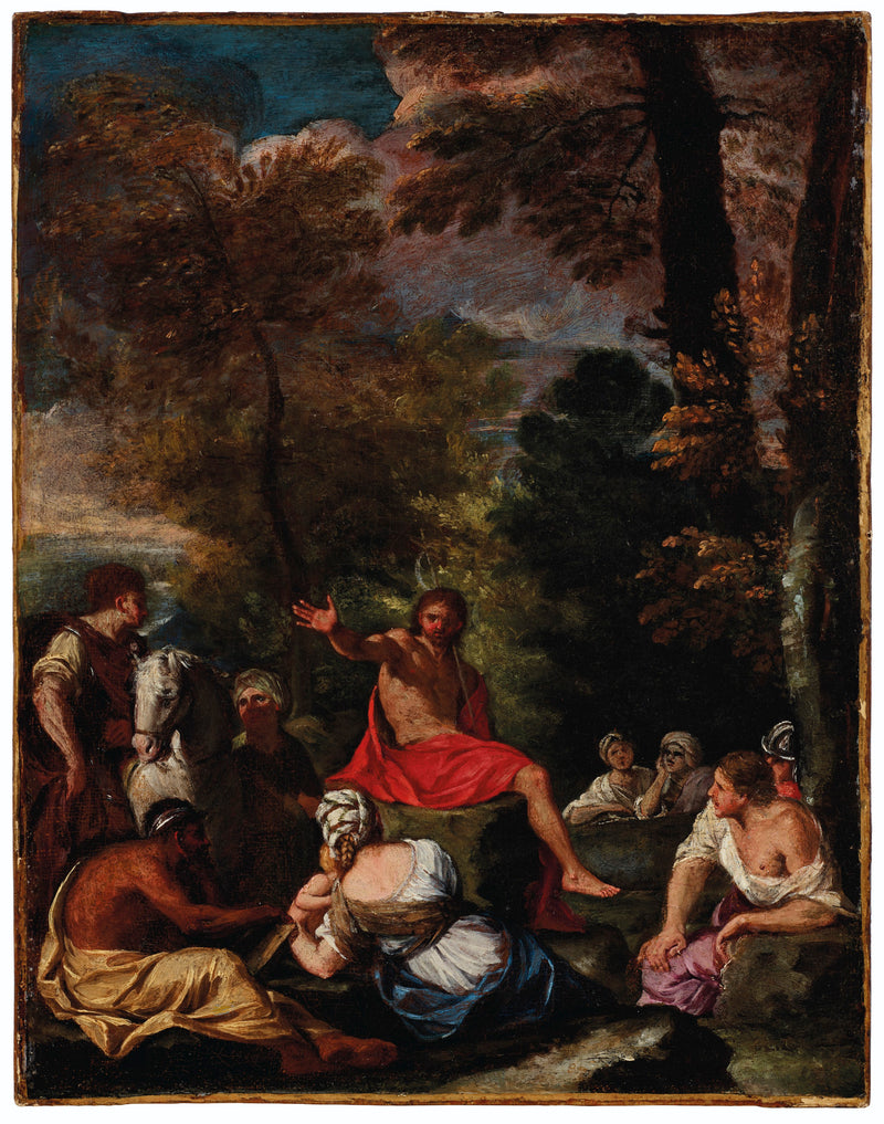 Saint Jean-Baptiste prêchant - Pier Francesco Mola