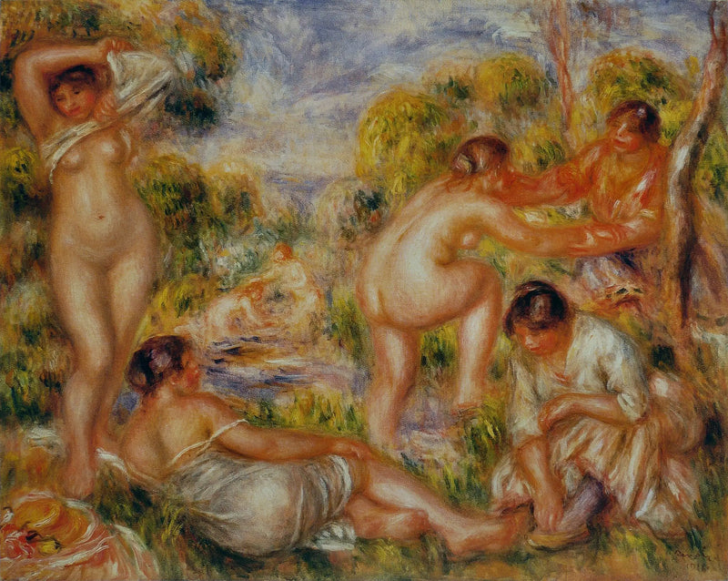 Yüzücüler - Pierre-Auguste Renoir