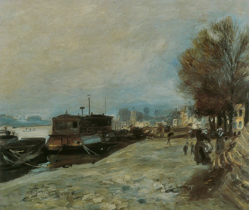 Seine Nehri'nde Yıkanma Botu - Pierre-Auguste Renoir