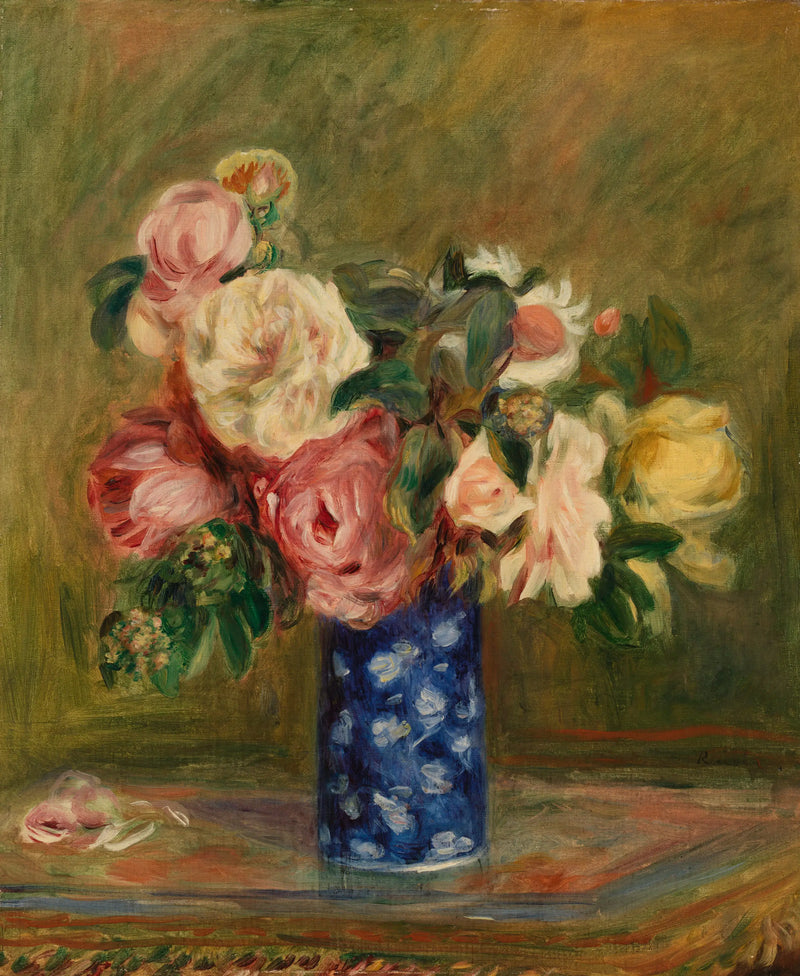 Gül Buketi (Gül Buketi) - Pierre-Auguste Renoir
