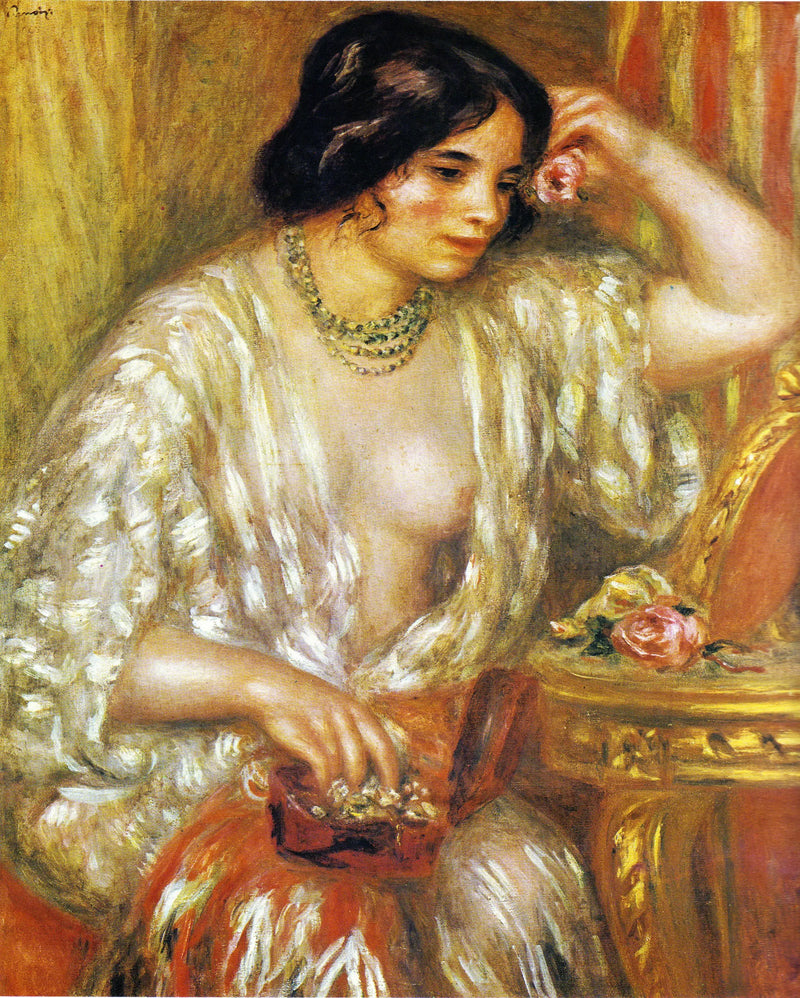 Takılarla Gabrielle - Pierre-Auguste Renoir