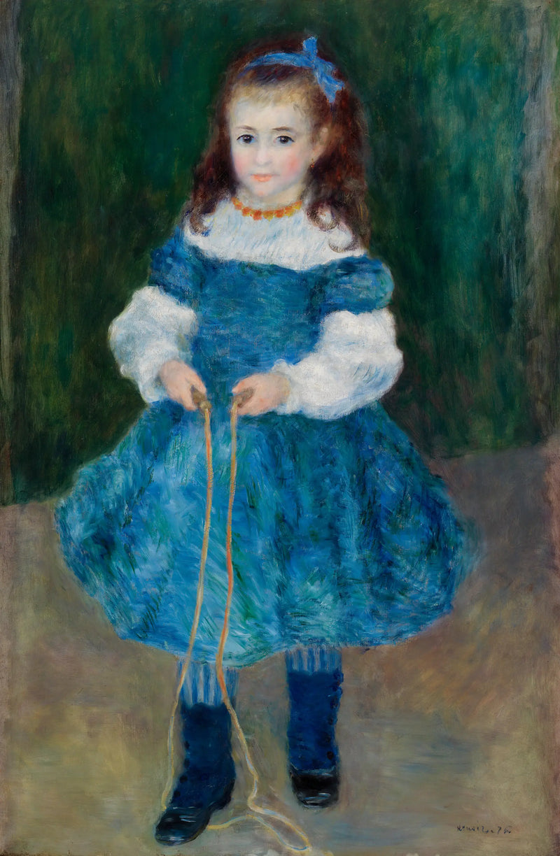 İp Atlama Kız (Delphine Legrand Portresi) - Pierre-Auguste Renoir