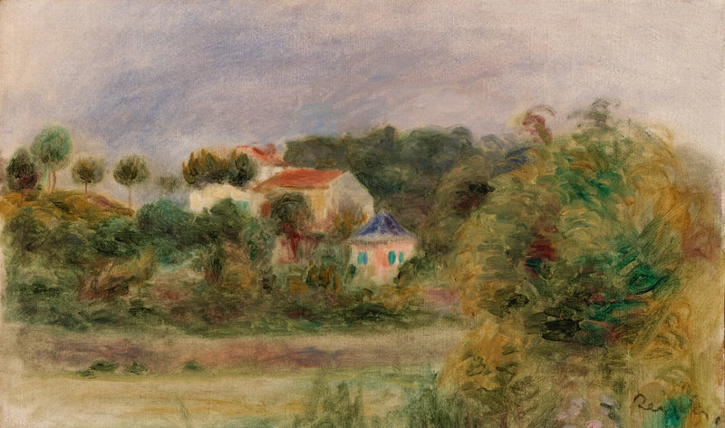 Bir Parktaki Evler - Pierre-Auguste Renoir