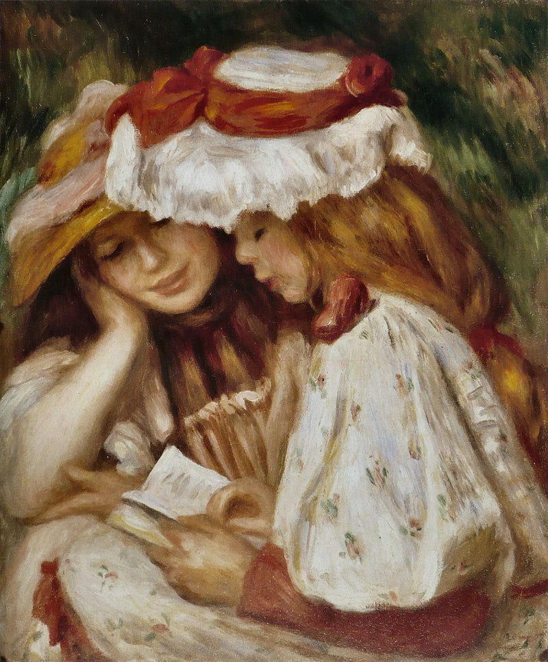 İki Kız Okuyor - Pierre-Auguste Renoir