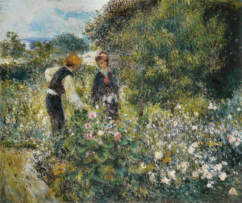 Çiçeklerin Toplanması - Pierre-Auguste Renoir