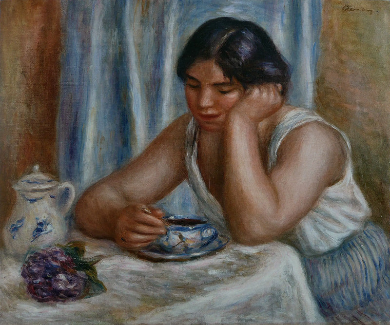 Çikolata Alan Kadın - Pierre-Auguste Renoir