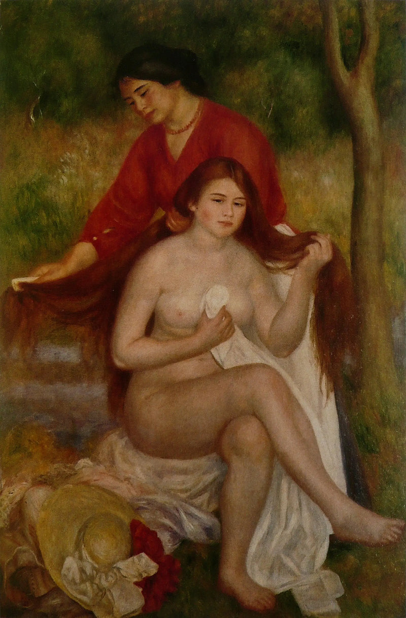 Yüzme Havuzundaki Kadın - Pierre-Auguste Renoir