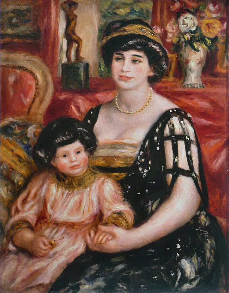 Madame Josse Bernheim-Jeune ve oğlu Henry - Pierre-Auguste Renoir