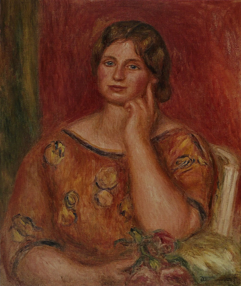 Gertrude Osthaus Portresi - Pierre-Auguste Renoir