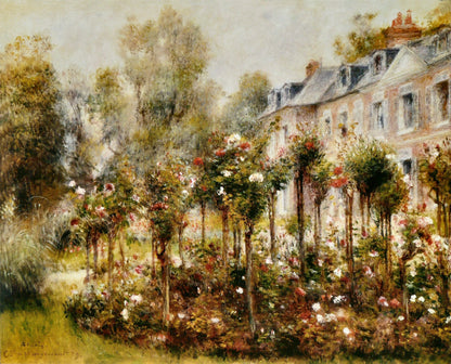🌹 Roseraie à Wargemont – Pierre-Auguste Renoir (1879)