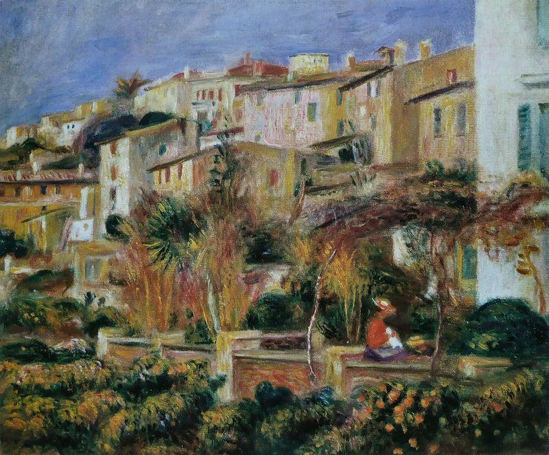 Cannes'daki Teraslar - Pierre-Auguste Renoir