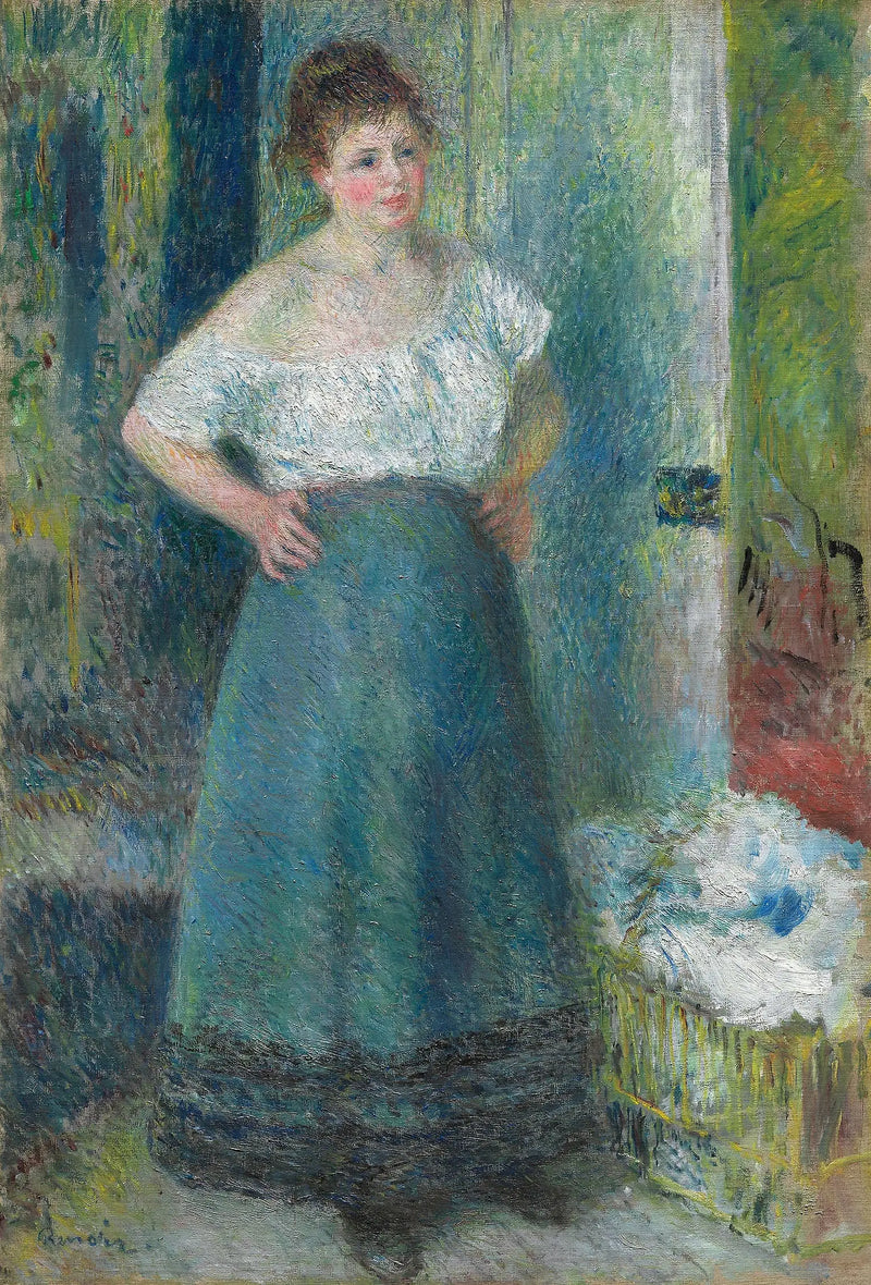 Çamaşırcı - Pierre-Auguste Renoir