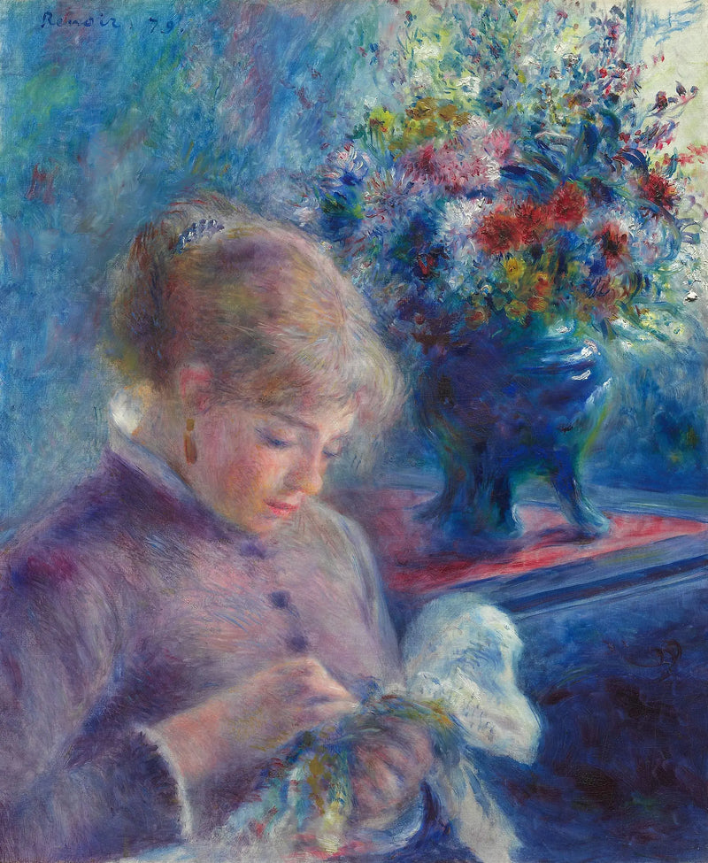 Genç Kadın Kuzen - Pierre-Auguste Renoir