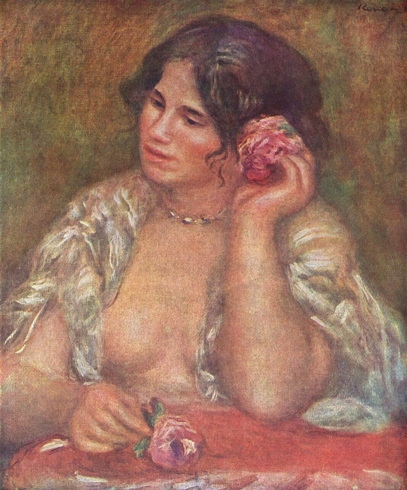 Gül ile Gabrielle - Pierre-Auguste Renoir