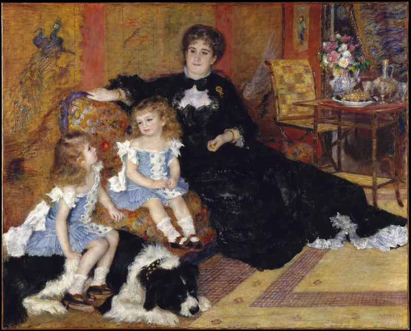 Madame Charpentier ve Çocukları - Pierre-Auguste Renoir