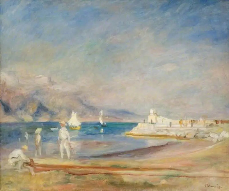 Reproduction du tableau « Saint-Tropez, France - Pierre-Auguste Renoir » par Alpha Reproduction en peinture à l’huile