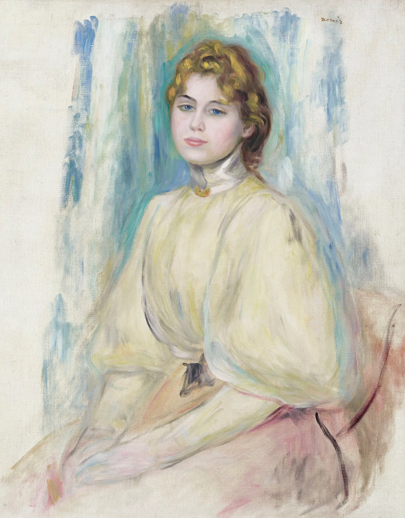Mademoiselle Yvonne Lerolle Portresi - Pierre-Auguste Renoir